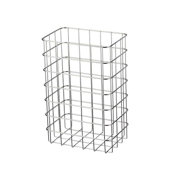 Air Wolf Abfallkorb, Edelstahl poliert, 50 Liter, Serie Omikron II, 35-763