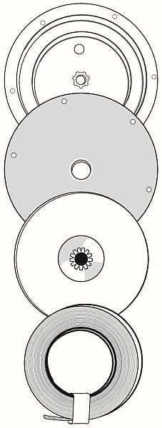 Bahco Ersatzmaßband 15 m + Endverb, 2110, 7311518110284