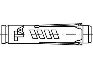 ART 88683 FISCHER Schwerlastdübel Stahl, galvanisch verzinkt TA M 6 VE=S (50 Stück)