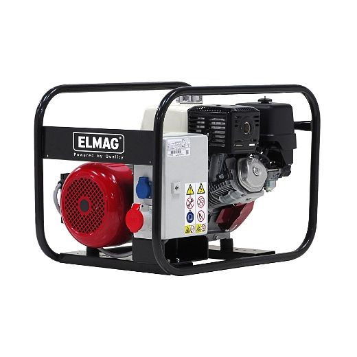 ELMAG Stromerzeuger SEB 6054W-AVR-IP54-DGUV-B, mit HONDA-Motor GX390, 53173