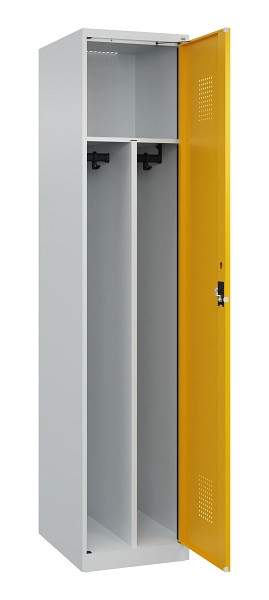 C+P Spind Evolo PLUS, 1 Abteil, 1850x400x500mm, 7035/1004, Verschluss Zylinderschloss, 049000-12F S10027