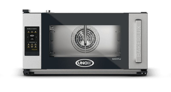 UNOX BAKERLUX SHOP.Pro TOUCH Professioneller Konvektomat mit Wasserdampf Elena.Matic 3 Einschübe 600x400 Elektrisch Türöffnung rechts, XEFR-03EU-ETRV
