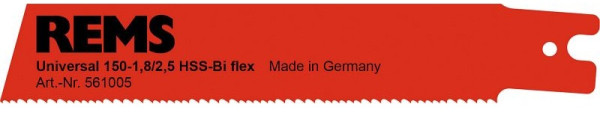 REMS Universalsägeblatt 150-1,8/2,5, VE: 5 Stück, 561005 R05