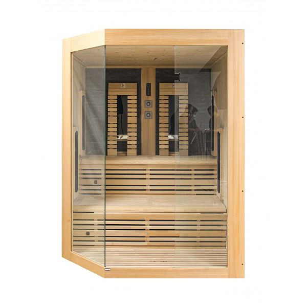 Sanotechnik KIRUNA Infrarotkabine 3-4 Personen, 160x114,1x64,8x114,1x160x210 cm (Bausatz), K50160