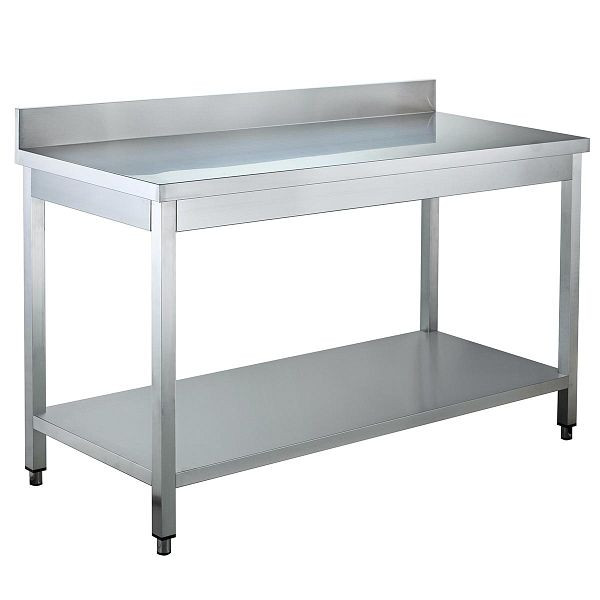 Vaiotec EASYLINE Arbeitstisch 600 / mit Grundboden und Aufkantung L: 2000 mm, 10049