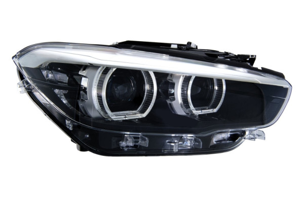 HELLA LED-Hauptscheinwerfer, für u.a. BMW 1', F20 / F21 LCI, schwarz, ECE, für Rechtsverkehr, rechts, 1EX 011 929-921