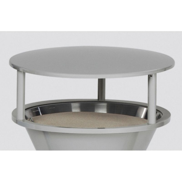 STEIN HGS Dach, Kunststoff, für Kunststoff-Standascher, Silber (ähnl. DB 701), 82030.0003