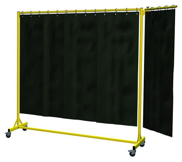 KLW Schwenkarm, 600 mm, mit PVC-Schweissvorhang, 03/STWSA-600