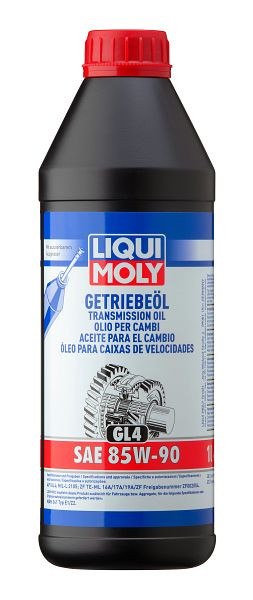 LIQUI MOLY Getriebeöl (GL4) SAE 85W-90, Dose Kunststoff, VE: 1 Liter, 1030