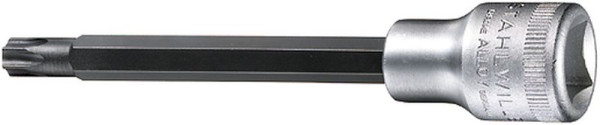 STAHLWILLE 12,5 mm (1/2") Schraubendrehereinsatz Nr.1054TX/2054TX Größe T40 TORX Größe 6,6 mm Länge 120 mm, 03131240