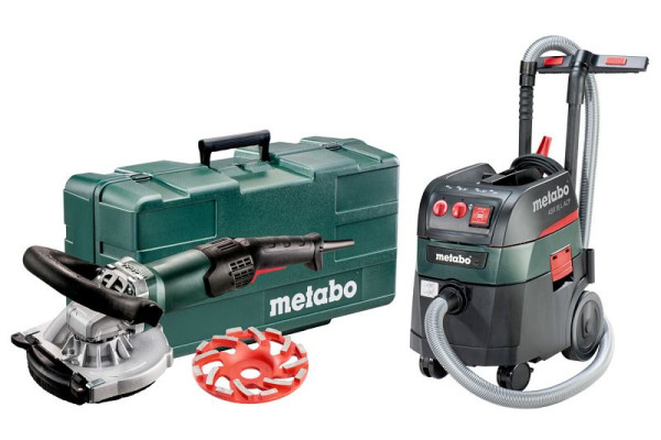 metabo Set Renovierungsschleifer RSEV 19-125 RT + Allessauger ASR 35 L ACP Kunststoffkoffer, 691000000