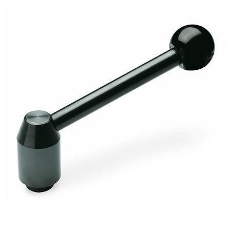 Ganter Sicherheits-Spannhebel, Stahl (GN 312-28-M12-D), VE: 5 Stück, 312-28-M12-D