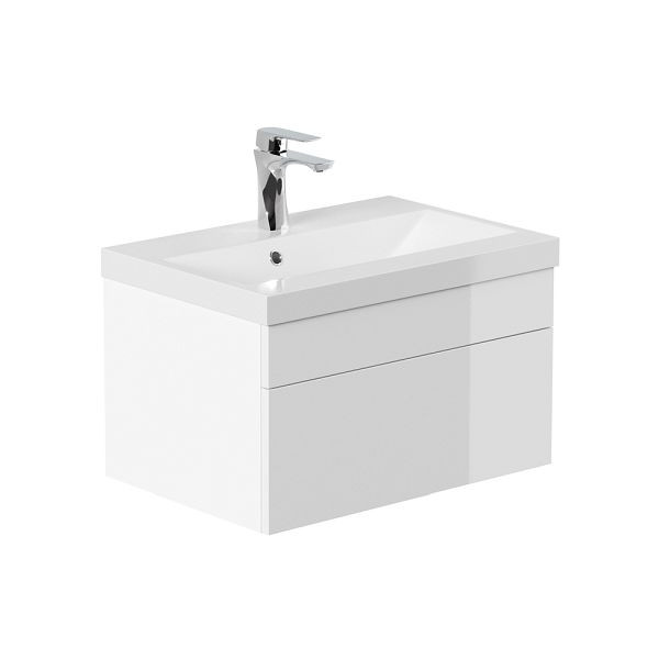 HOME DELUXE Badezimmermöbel WANGEROOGE - S Weiß, 8439, 4058166032768