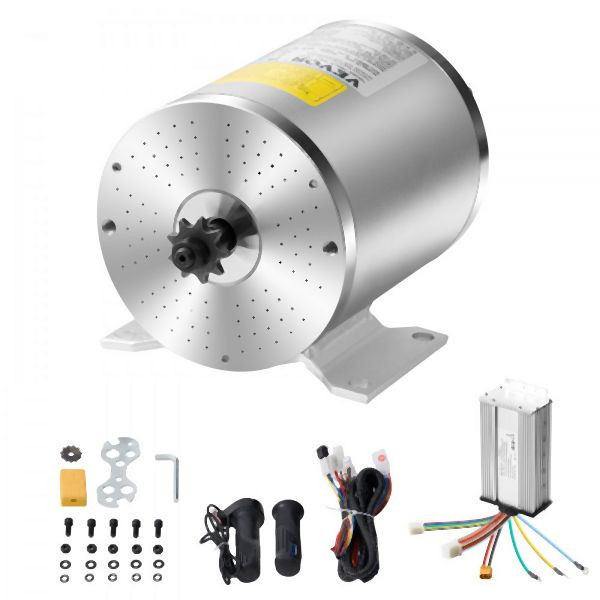 VEVOR 1800W Bürstenloser Gleichstrommotor-Bausatz 48V 4500U/min mit Controller, ZLWSDJTJ1800AD2N1V9