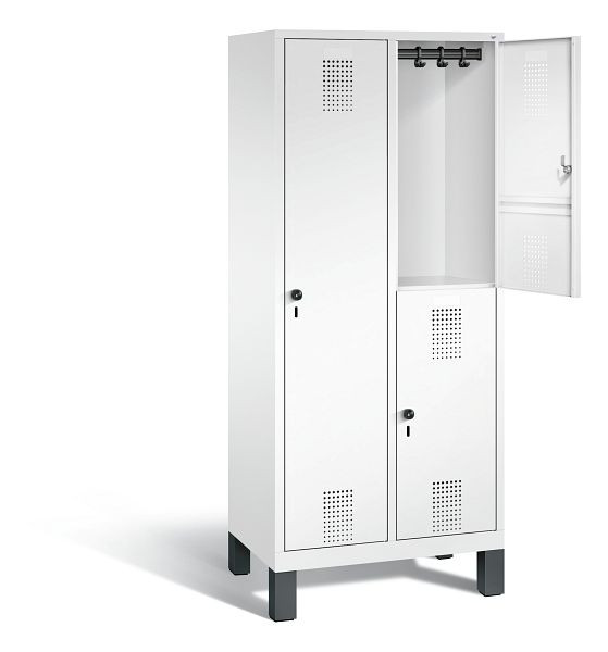 C+P Kombi-Spind Evolo, H1850xB810xT500mm, Farbe: Verkehrsweiß, 48610-22 S10031