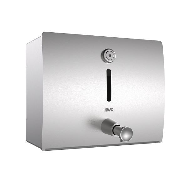 KWC Seifenspender, STRATOS, Edelstahl, Aufputz, 186x154x142 mm, 1 l, 3600009352