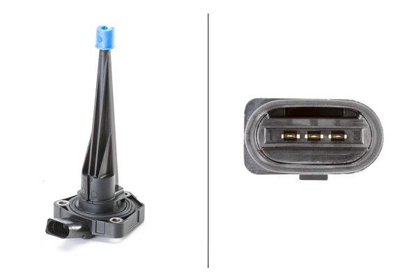 HELLA Sensor, Motorölstand, 3-polig, mit Dichtung, 6PR 013 680-031