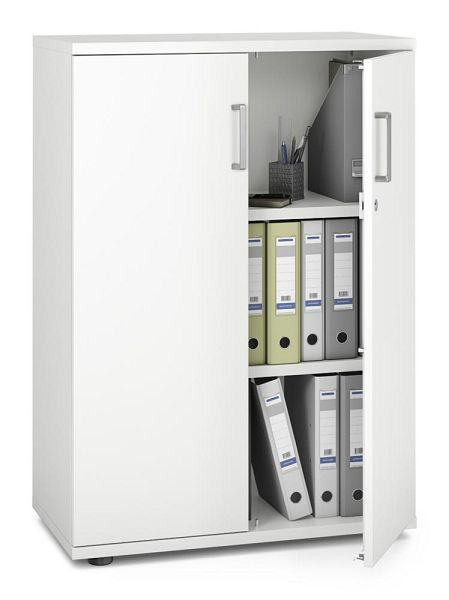 Deskin Flügeltürenschrank MULTI MODUL-PRO, Dekor weiß, B 800 x H 1140 x T 420 mm, 351733