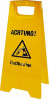 Produktbild von Schilder Klar Warnaufsteller Achtung Dachlawine, 300x640 mm Kunststoff, 5340/77 Schilder Klar Warnaufsteller Achtung Dachlawine, 300x640 mm Kunststoff, 5340/77