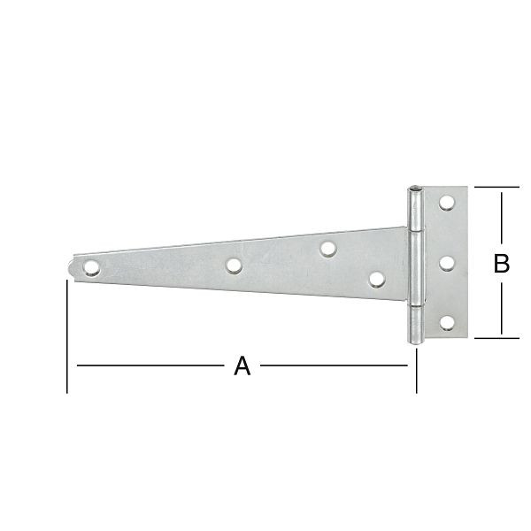 Vormann T-Bänder, gerollt 121 x 68 mm, verzinkt, VE: 10 Stück, 000042125Z