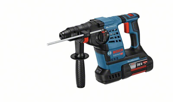 Bosch Akku-Bohrhammer mit SDS plus GBH 36 V-LI Plus, mit 2 x 6.0 Ah Li-Ion Akku,L-BOXX, 061190600B