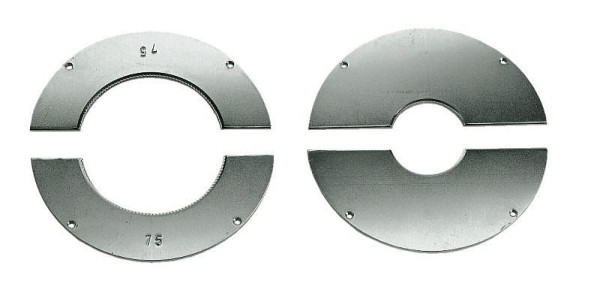 Rothenberger Reduktions-Spanneinsatz R/F für P110, 90mm, 2 Metall-Halbschalen, 55127