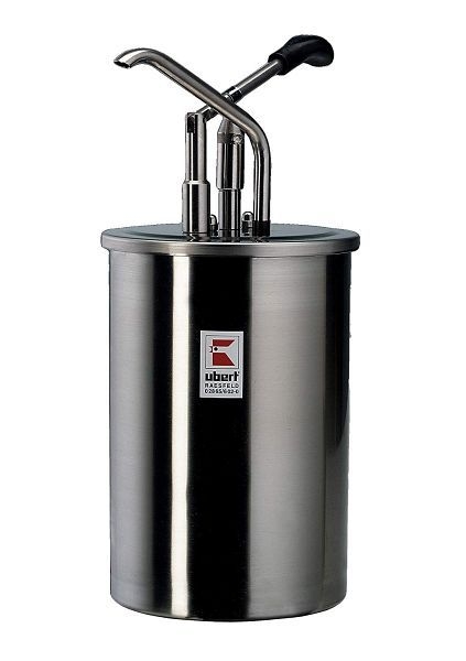 OUBUBY Edelstahl Saucenspender 3x4L – Ketchup Spender Pumpe Für Mayonnaise & Senf, Gastro Pumpspender Für Küche & Cafeteria, Robust & Elegant