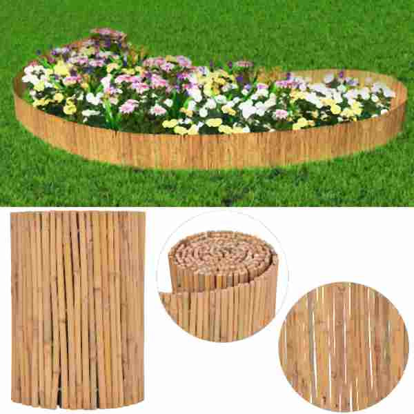 vidaXL Gartenzaun Bambus 500 x 30 cm, 142681, 8718475569411