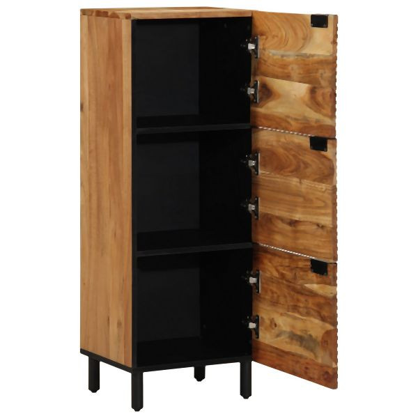 vidaXL Highboard 40x33x110 cm Massivholz Akazie, 4017785