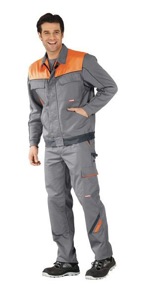 Planam Visline Weste, zink/orange/schiefer, Größe XS, 2460040