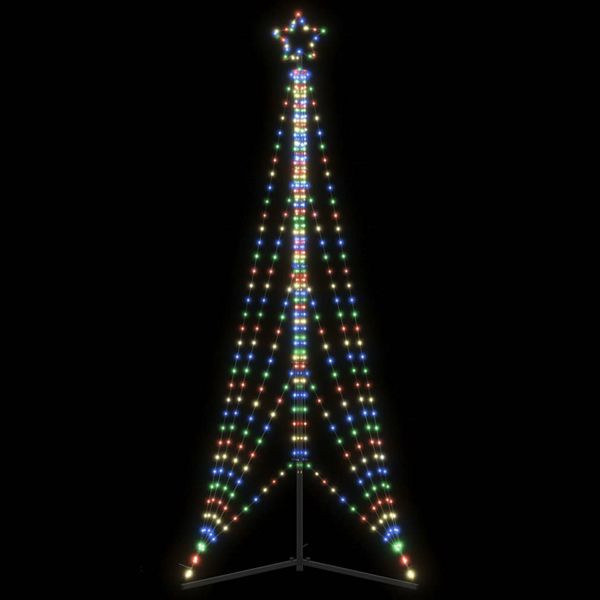 vidaXL LED Weihnachtsbaum 525 LEDs Mehrfarbig 302 cm, 4016419
