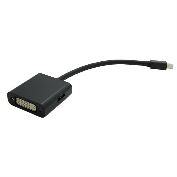 VALUE Adapterkabel Mini DisplayPort - DVI / DP / HDMI, Aktiv, 12.99.3150
