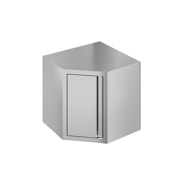 Vaiotec TOPLINE Eckwandhängeschrank 700 / Flügeltür, abgerundete Ecken, 70x70x66 cm, 10786