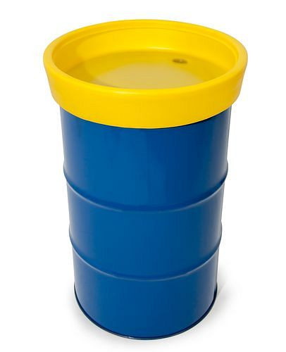 DENIOS Fasstrichter GP 2 aus Polyethylen (PE), mit Sieb, gelb, 240-013