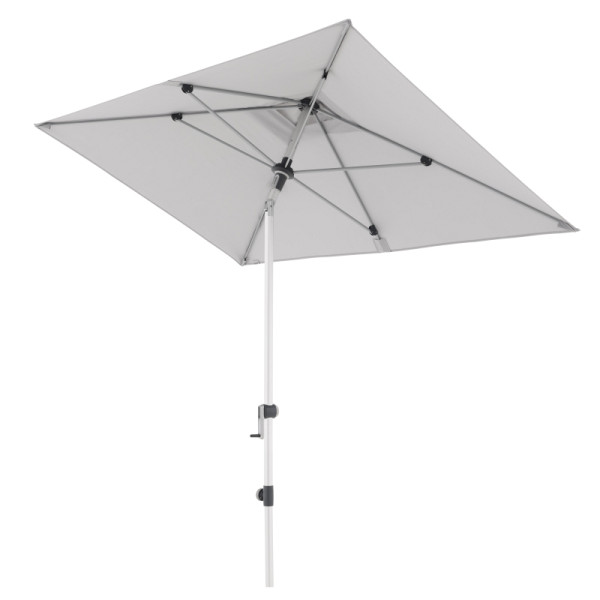 doppler Schirm EXPERT Auto Tilt, 220x140cm, 6 teilig, Design: 827 hellgrau, 437441827
