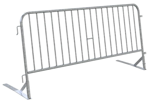 Schake Absperrgitter mit Flachfuß, Gitterelement mit separatem diagonalem Flachfuss für universelle Absperrungen, 419_00BF