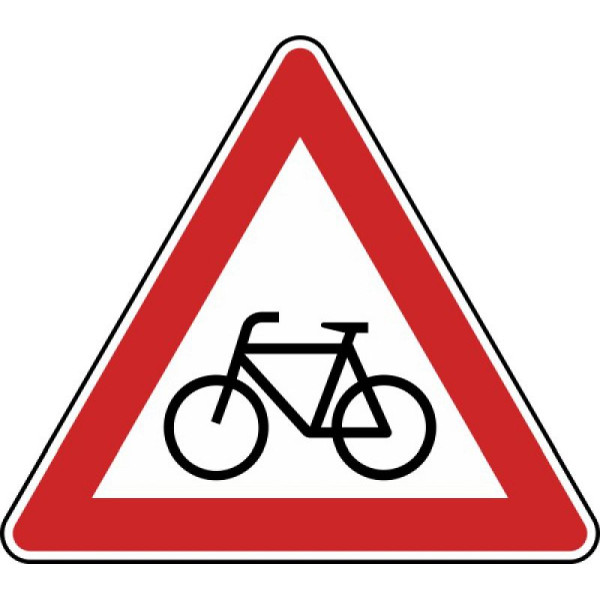 Stein HGS Radverkehr, Aufstellung rechts Nr. 138-10, 630 mm, RA2, Flachform 3 mm, 138-10-123