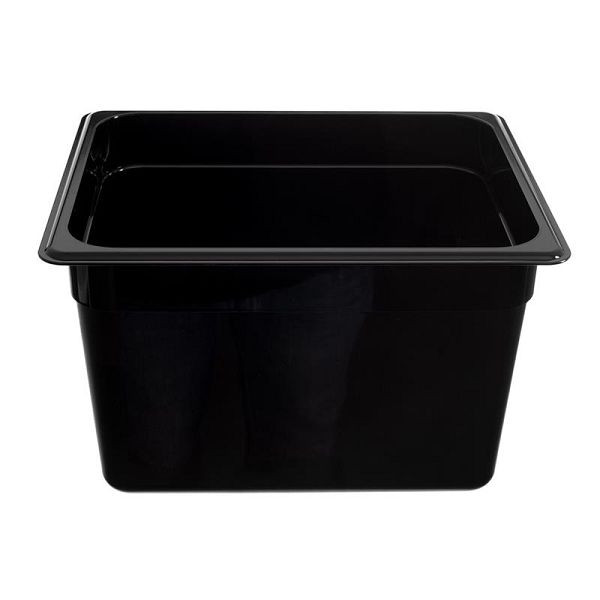 ALLPAX Behälter aus Polycarbonat GN 1/2 Höhe 200 mm schwarz, 10024410