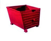 Heson Schüttgutbehälter HV61, rot, 800 x 600 x 600, Hv61-01-05