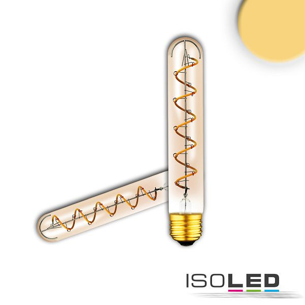 ISOLED E27 Vintage Line LED Spiralbulb, Amber, 4W, 2200K, 115073