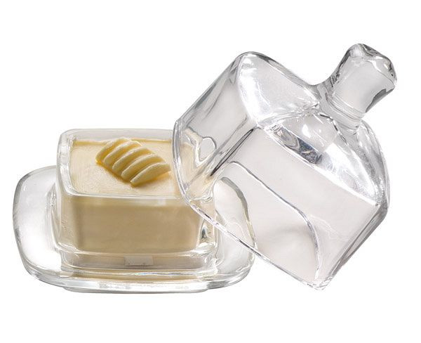 APS Butterservierer, 9 x 9 cm, Höhe: 9 cm, Glas, 15926