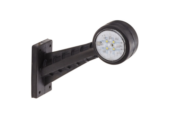 HELLA VALUEFIT Umrissleuchte, Valuefit, LED, 12/24V, gewinkelt, links/seitlicher Anbau, senkrechte Befestigung, 2XS 357 004-031