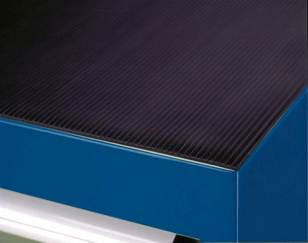 KLW Riefengummi - Auflage für Abrollrand, schwarz passend zu SEB Schubladenschrank Breite: 572 mm Tiefe: 750 mm, SEB-RG