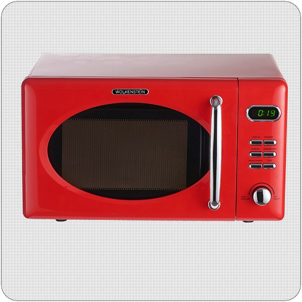 Wolkenstein Mikrowelle WMW720 FR Rot, 13086