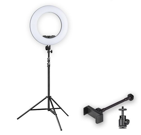 Walimex pro LED Rainbow 60W RGBW Ringleuchte Set 1, 1023345