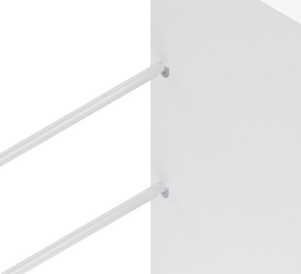 HYMER Wandbefestigungsset, Aluminium, 2 Wandbefestigungen, 30510109