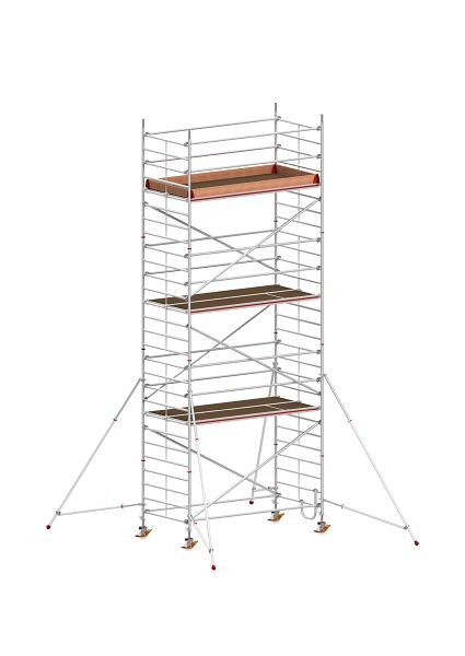 HYMER Fahrgerüst mit Ausleger, Bühnenlänge 2,95 m, Rahmenteilbreite 1,50 m, Reichhöhe 8,40 m, 837308