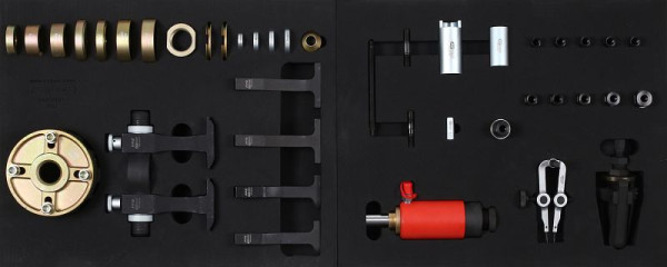 KS Tools MODULO Systemeinlagen-Satz für Kompakt-Radlager, 61-teilig, 440.9161