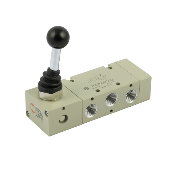 Metal Work 5/2-Wegeventil Tieftemperatur, man. 90° Hebel, bistabil, G 1/4, 149911