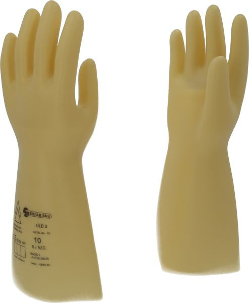 KS Tools Elektriker-Schutzhandschuh mit Schutzisolierung, Größe 10, Klasse 0, weiß, 117.0051